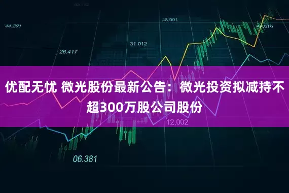 优配无忧 微光股份最新公告：微光投资拟减持不超300万股公司股份