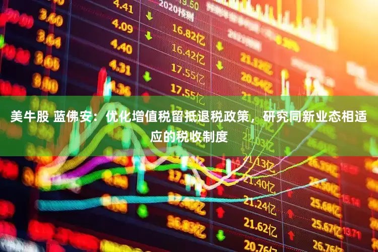 美牛股 蓝佛安：优化增值税留抵退税政策，研究同新业态相适应的税收制度